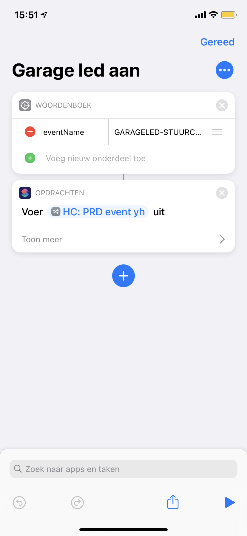 Opdrachten app