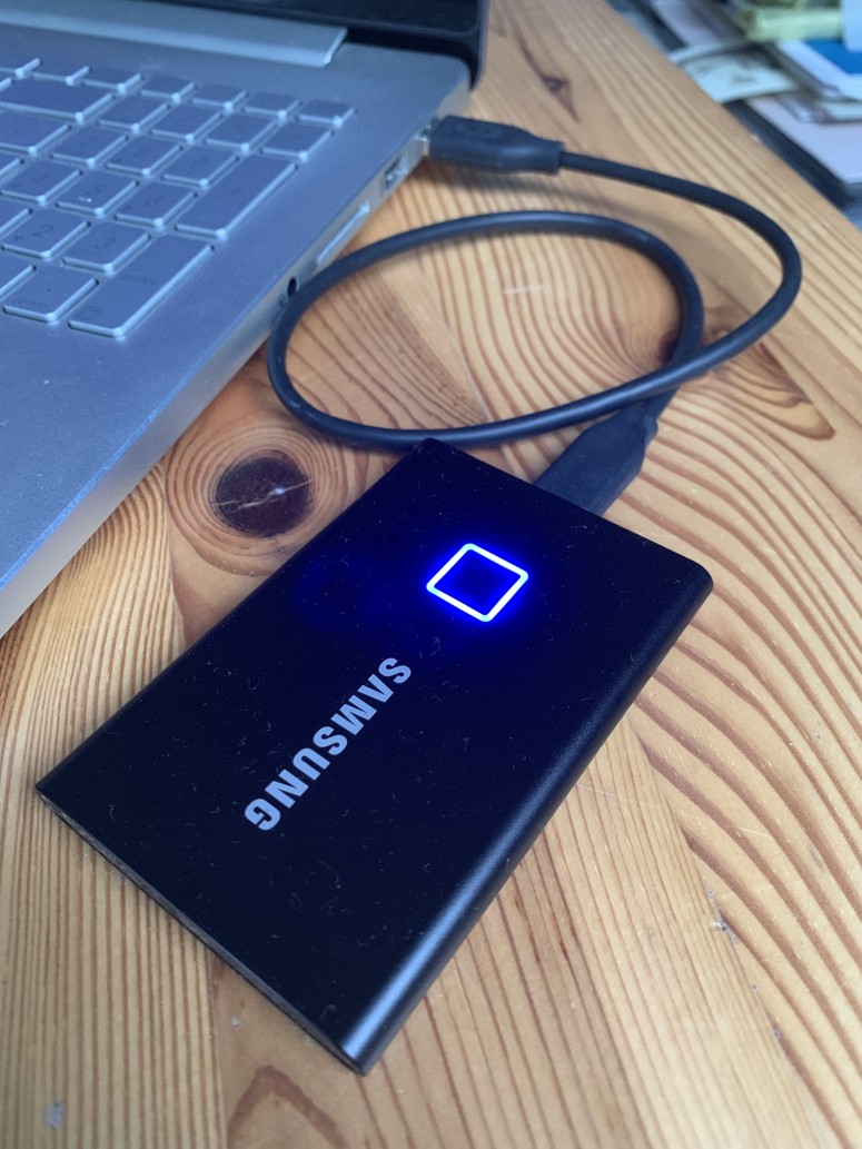 Externe SSD Samsung T7 touch